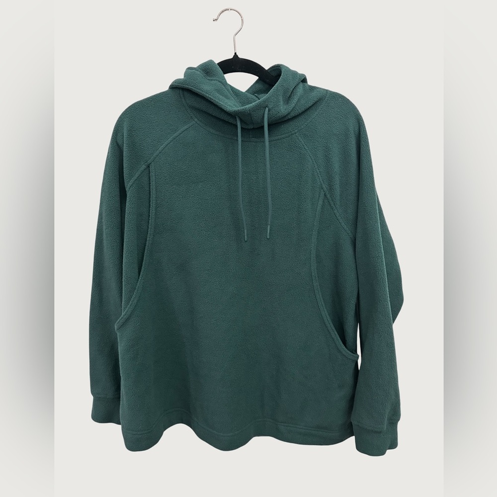 Nursing Green fleece hoodie